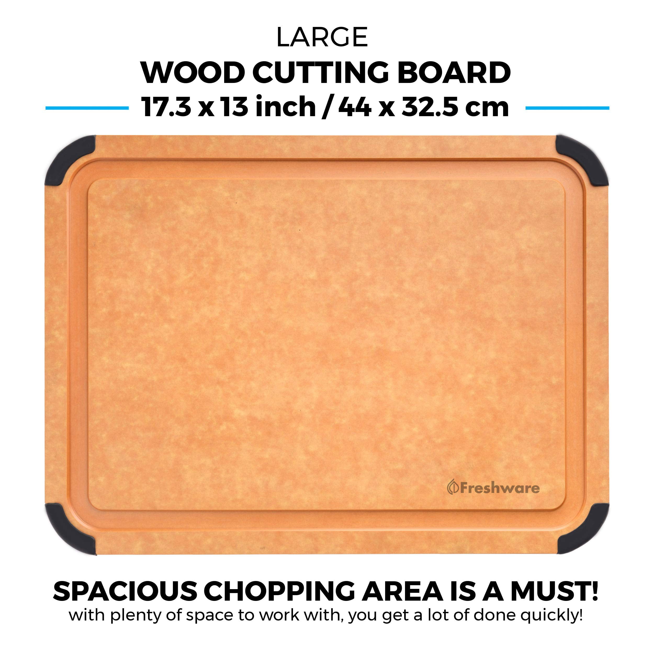 Exitoso Small Cutting Board Set of 6 - BPA Free Cutting Boards for Kitchen  Dishwasher Safe - Non Slip Plastic Cutting Board with Juice Groove - Small