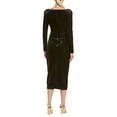 thumbnail image 3 of Rachel Zoe Womens Corduroy Midi Dress, Black, 0, 3 of 3