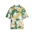 thumbnail image 3 of No Boundaries Rayon Shirt with Short Sleeves, Men's and Big & Tall XS-4XLT, 3 of 5
