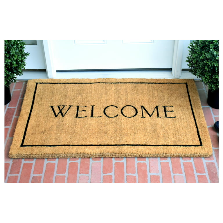 Welcome Border Doormat 
