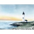 thumbnail image 2 of Popp, Grace 18x15 Black Ornate Wood Framed with Double Matting Museum Art Print Titled - Lighthouse Bay II, 2 of 4