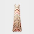 thumbnail image 6 of RDKTPXZ Women's Multicolor Crochet Maxi Dress, Deep V-Neck Fitted Gown, 6 of 13