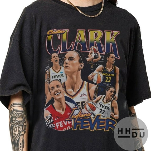 Caitlin Clark Indiana Fever 90s Vintage Bootleg Style T-Shirt, Classic Retro Graphic Unisex Tee Gift For Men and Women