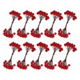 thumbnail image 2 of 200 pcs simulación navideña adorno de bayas bayas de cabeza doble decoración de navidad decoración, 2 of 6