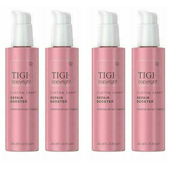 Tigi Custom Care Repair Booster Keratin Bond Complex 3.04 Oz./ 90 ml New -4 Pack