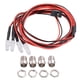 thumbnail image 2 of Faros LED RC,Luces de techo de coche RC,Kit de luces LED RC 4,Faros traseros para RC,Luces Led RC Rojas,Luz LED de 5 mm para RC, 2 of 6