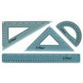 thumbnail image 2 of Westcott Protractor and Ruler Set: Clear, 4 pieces, 2 of 2