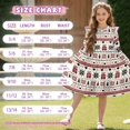 thumbnail image 6 of FKELYI Girls Ruffle Sleeve Dress Christmas Snowflake Love Print A Line Twirly Dress for Kids Midi Soft Fall Dresses Patchwork Playwear Sundress, 11-12 Y, 6 of 6