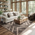thumbnail image 2 of GEOMETRIC Mainstays Modern Geometric Pattern Tufted Grey, Machine Washable Area Rug 5x7, Ideal for Living Room, Dining Area, and Bedroom, 2 of 5