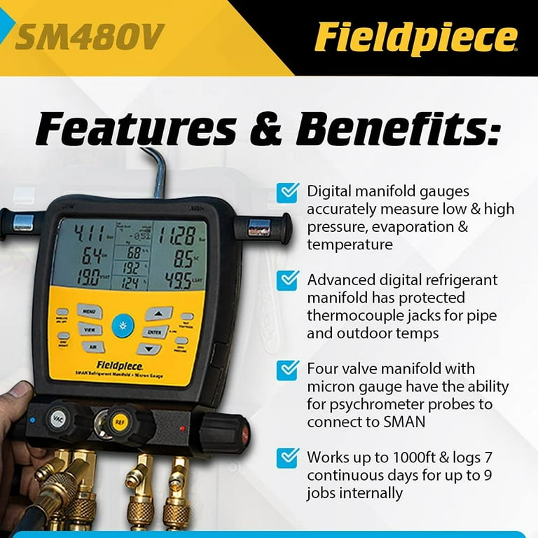 Fieldpiece Digital Gauges Port Online Cheap