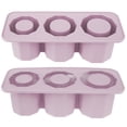 thumbnail image 2 of 2pcs Ice Cube Tray for Tumbler Cup Silicone Ice Mold with Lid for Freezer Easy Release Ice Cube Molds Reusable Ice Cube Trays for Chilling Cocktails Whiskey Drinks Juice Coffee, 2 of 11