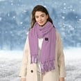 thumbnail image 5 of Heated Scarf for Women Rechargeable Heating Scarf Neck Warmer Winter Warm Soft Scarves for Winter Gifts, 5 of 5