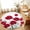 White, variant on Entryway Rug 2'x3', Red Poppy Kitchen Runner Rugs Non-Slip Carpet Mats, Spring Summer Farmhouse Flowers Rustic Burlap Bedside Rugs Runners Washable Floor Carpet for Bathroom Laundry Room