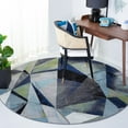 thumbnail image 2 of SAFAVIEH Porcello Karenza Geometric Area Rug, Grey/Blue, 4' x 6', 2 of 10