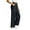 Black, variant on Women's Yoga Work Pants with Side Slits & Pockets, Lounge Casual Dress Trousers Comfortable Athletic Straight Leg Pants S-2XL