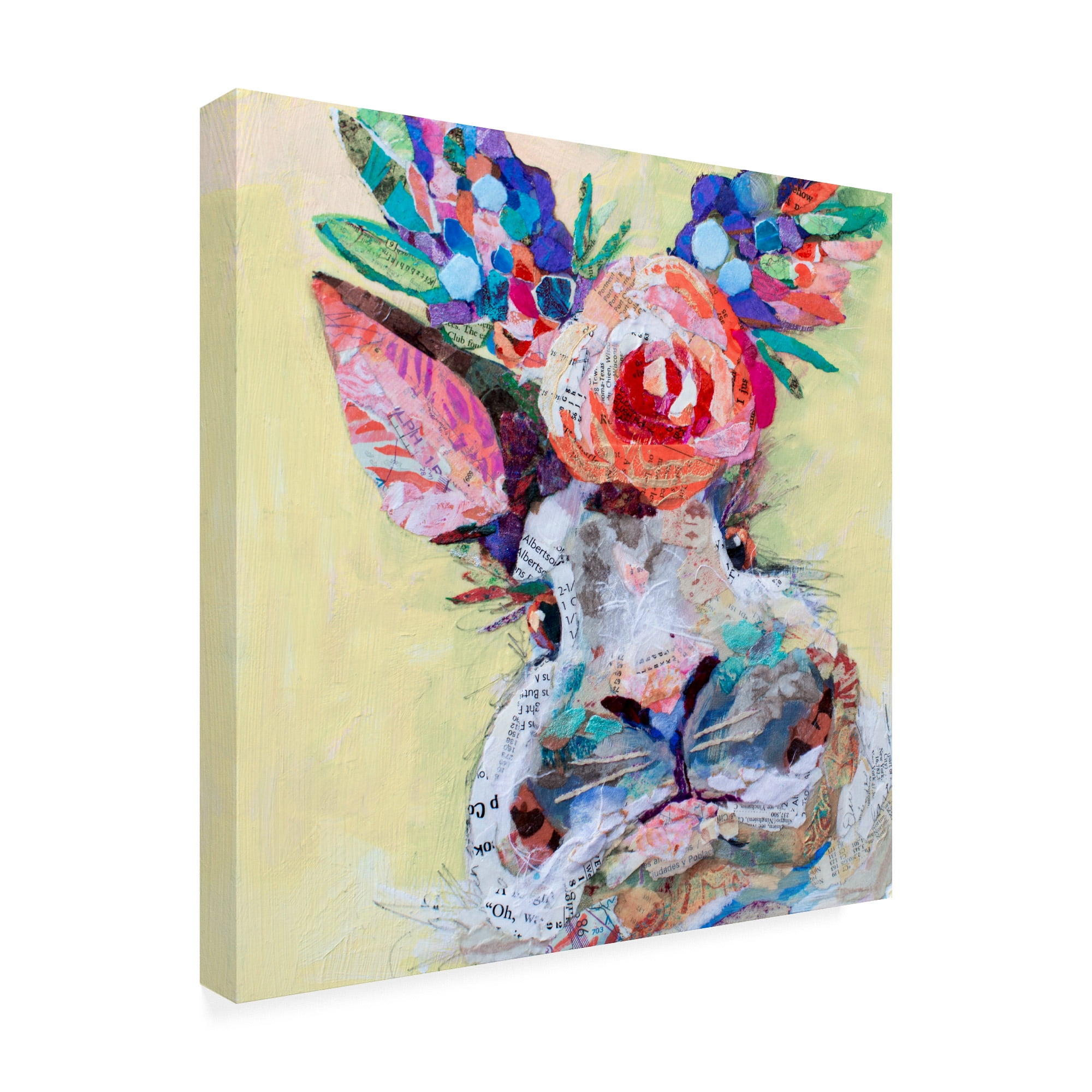 Trademark Fine Art 'Hip Hop Floral' Canvas Art by Elizabeth St. Hilaire