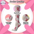 thumbnail image 2 of Pink Ribbon Breast Cancer Awareness Ankle/Crew Socks for Women (Assorted Crew A, 60), 2 of 6