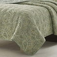 thumbnail image 3 of Stone Cottage Emilia Collection Quilt Set-100% Cotton, Reversible, Lightweight & Breathable Bedding with Matching Sham, Pre-Washed for Added Softness, Twin, Green, 3 of 3
