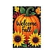 thumbnail image 2 of Bandera de jardín de otoño de 30x45 cm con diseño de calabaza, hoja de arce y motivos de ancianos. Ideal para decorar el hogar, habitaciones o paredes. También disponible en lino., 2 of 7