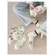 thumbnail image 3 of Calcetines blancos coloridos para mujer, calcetines náuticos, calcetines cortos de dibujos animados japoneses, estilo de moda, calcetines de algodón populares para primavera y verano, 3 of 6