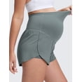 thumbnail image 5 of CRZ YOGA Lightweight Maternity Workout Shorts 3'' Soft Athletic Casual Womens Pregnancy with Liner Pockets, 5 of 5