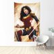 thumbnail image 1 of Tapiz de Mujer Maravilla para colgar en la pared, póster artístico, tapices decorativos para dormitorio, sala de estar, dormitorio, fiesta en casa, 60 x 40 pulgadas, 1 of 1