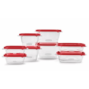 Rubbermaid TakeAlongs Food Storage Containers, 16 Piece Set, A Practical Choice for Dry Goods and Bulk Ingredients
