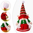 thumbnail image 3 of Juguete de gnomo enano de Navidad gnomos de peluche hechos a mano para decoración navideña (niña) JShteea Libre de BPA, 3 of 9