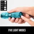 thumbnail image 4 of Gorilla Grip Potente LED 750 pies resistente al agua 5 modos ajustables linterna táctica, linternas de zoom ultrabrillantes de alto lúmenes, regalo de calcetín, pequeño camping coche mini luz flash tu, 4 of 5