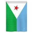 thumbnail image 2 of Breeze Decor 08300 Djibouti 2-Sided Vertical Impression House Flag - 28 x 40 in., 2 of 2