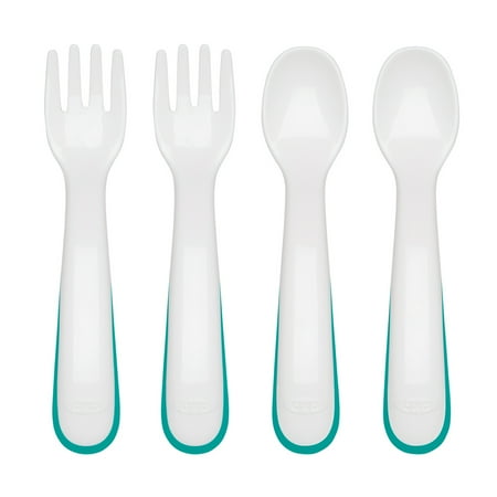 UPC: 0719812942803 | OXO Tot Plastic Fork & Spoon Multipack  Teal