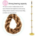 thumbnail image 2 of Climbing Rope  Plate Disc Tree Swing Adjustable Outdoor Indoor Platforms Flying Seat, 2 of 9
