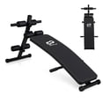 thumbnail image 1 of Goplus Full Body Sit Up Bench, Abdominal Workout Bench with 5-Position Adjustable Height, 1 of 10