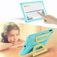 thumbnail image 6 of iPad 9th Generation 10.2-inch Case,Dteck Heavy Duty Rugged EVA Foam Kids Friendly Proector Kickstand Case for iPad 8th/7th Gen 10.2" Shockproof Cover with Shoulder Strap Cover,Mint, 6 of 7