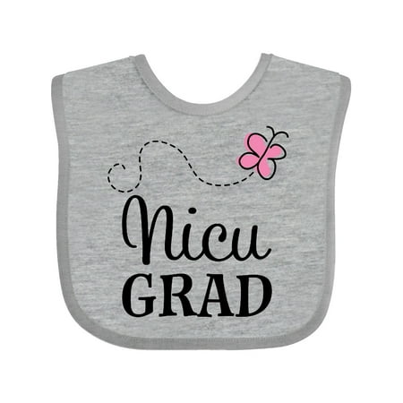 

Inktastic NICU Graduate Baby Girl Outfit Gift Baby Girl Bib