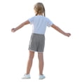 thumbnail image 2 of Mommy and Me Matching Short, Women Toddler Kids Solid Color Dance Yoga Sports Short Athletic Running Sleeping Pant Gray White, 2 of 9