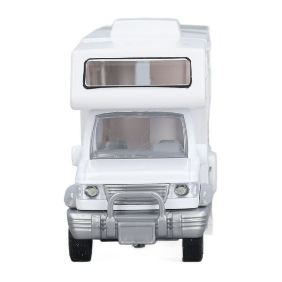 1/32 Kids RV Toy Sound Light Opening Doors Simulation Educational Alloy Motorhome Pull Back Model Car for Children
