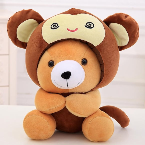 Ours en Peluche du Zodiaque Chinois Jouet en Peluche Ours en Peluche Dessin Animé Poupée Mignonne