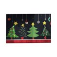 thumbnail image 2 of Suncoda Christmas Rug, Cartoons Christmas Crystal Velvet Floor Mat Home Door Rubbing Dirt Carpet Disengaged Washing Non-slip Mat, 2 of 6