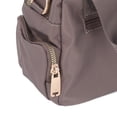 thumbnail image 2 of BIMZUC Women's Nylon Messenger Shoulder Bag Crossbody Handbag for Travel Everyday Use, Lightweight Multi-Pocket Purse with Adjustable Strap, Milk Tea (10.63x4.33x7.09 inches / 27x11x18 cm), 2 of 9