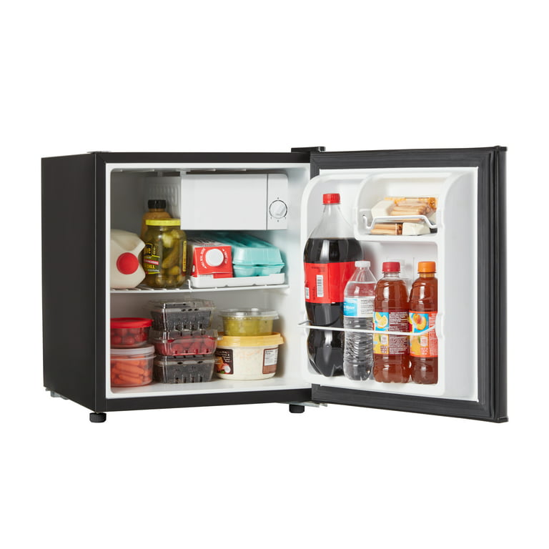 Galanz 1.7 Cu ft Compact Refrigerator, Black