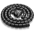 thumbnail image 1 of Organizador de fundas para gestión de cables RELIANCER de 3 m con clips, 1 of 8