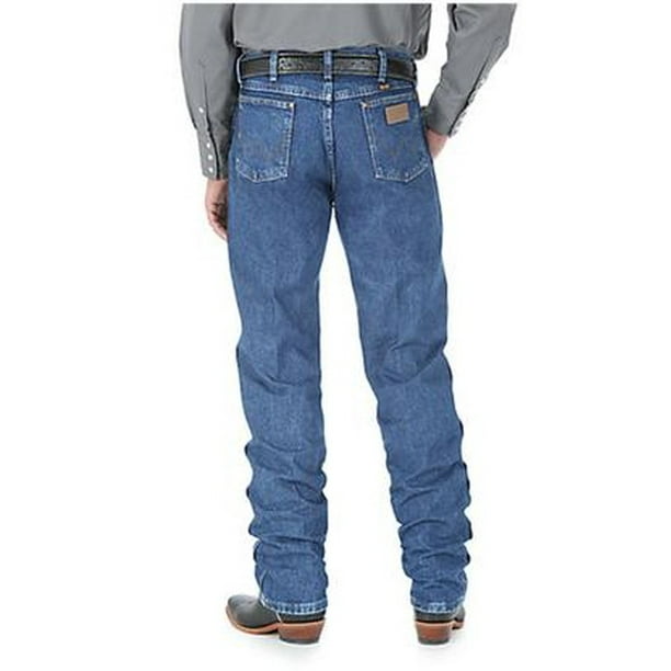 Wrangler mens original fit Cowboy cut Jeans - stonewashed 