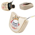 thumbnail image 3 of Funda protectora para palo de golf, funda protectora de PU, diseño de naipes con calaveras, 3 of 6
