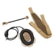 thumbnail image 3 of Walkie Talkie Auriculares De Un Solo Lado con Micrófono 150Hz?500Hz Enchufe De 7,1 Mm Alta Sensibilidad Radio De 2 Vías Auriculares Unilaterales Marrón, 3 of 8