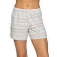 thumbnail image 4 of Felina | So Smooth Modal Sleep Short 2-Pack (Printed Neutrals, Large), 4 of 5