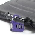 thumbnail image 4 of Lightweight Padlock Compact Cabinet Trolley Case Purple Red Zinc Alloy Blue Combination Lock Light Green Practical, 4 of 8