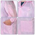 thumbnail image 5 of Overoles antiestáticos unisex ESD abrigo de laboratorio con botones y solapa M Rosa, 5 of 5