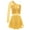 Gold, variant on Haitryli Kids Girls Jazz Hip Hop Performance Dance Outfits Sequins Crop Top Long Sleeve One Shoulder Shirt and Skirt Set Gold 12