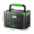 thumbnail image 2 of EBL 1000W Portable Power Station, 999Wh Solar Generator, 60W USB-C PD Fast Charge for Camping, Home, RV, 2 of 9